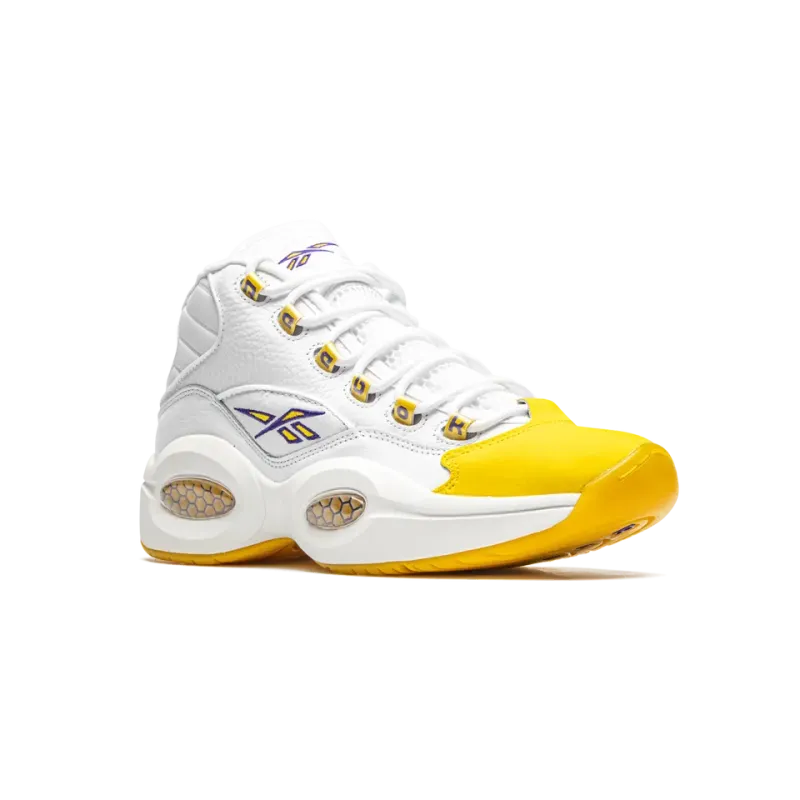 Reebok Question Mid Yellow Toe - Kobe Mens